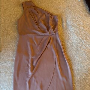 Elegant Mauve Sleeveless Dress